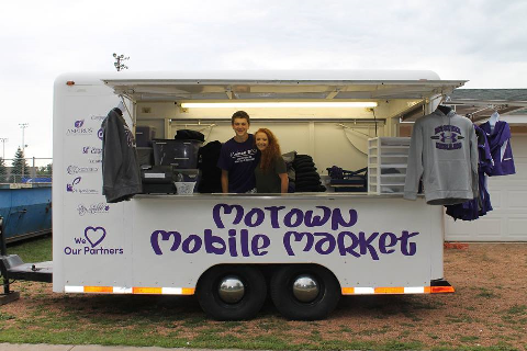 The Motown Mobile Market, a school store in a trailer
